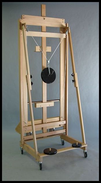 sorg studio easel rear view